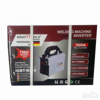Немски Инверторен Електрожен Kraft Tool 300А, снимка 3 - Други инструменти - 36389660