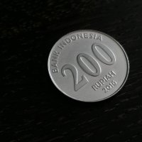 Монета - Индонезия - 200 рупии | 2016г., снимка 1 - Нумизматика и бонистика - 27165117