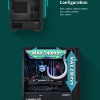Zalman компютърна кутия Gaming Case mATX - Z1 Iceberg Black, снимка 10 - Други - 43131524