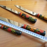 Руски ножове с дървена дръжка , снимка 6 - Антикварни и старинни предмети - 37954014