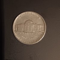 5 цента 1980 САЩ Томас Джеферсън , снимка 2 - Нумизматика и бонистика - 43545619