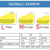 Водоустойчиви силиконови обувки за многократна употреба , снимка 12 - Други - 27715818