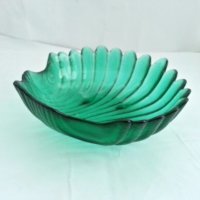 купички цветно зелено стъкло , снимка 5 - Антикварни и старинни предмети - 27472839