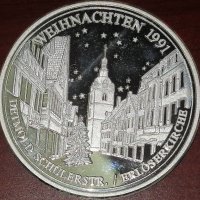 Сребърни немски медали/монети Аg 999, снимка 5 - Нумизматика и бонистика - 32856399