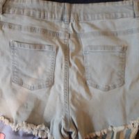 Юношески къси дънкови панталони, снимка 4 - Детски къси панталони - 33411012