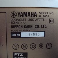 Yamaha А-520, снимка 5 - Ресийвъри, усилватели, смесителни пултове - 26609575