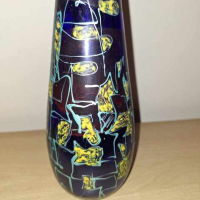 Ръчно рисувана ваза, снимка 2 - Вази - 44865458