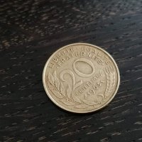 Монета - Франция - 20 сентима | 1963г., снимка 1 - Нумизматика и бонистика - 27806439