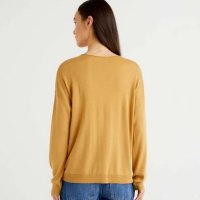 Пуловер със съдържание на вълна United Colors of Benetton, снимка 2 - Блузи с дълъг ръкав и пуловери - 38252480