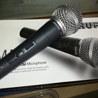комплект-shure sm58-profi microphone-внос швеицария, снимка 1 - Микрофони - 28553014
