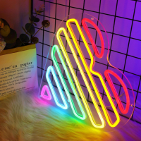 DWOOKE LED Неонов знак Rainbow Heart, снимка 7 - Други - 44897773