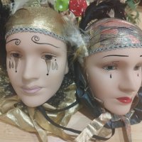 Порцеланови маски , снимка 1 - Декорация за дома - 43477850
