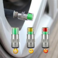 Универсални сензори за отчитане на налягането в автомобилните гуми 4бр. комплект, снимка 1 - Други стоки за дома - 42975123