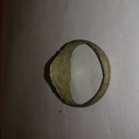 Уникален стар пръстен сачан ръчна изработка -60041, снимка 4 - Антикварни и старинни предмети - 28915052