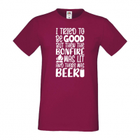 Мъжка тениска I Tried To Be Good But There Was Beer,Бира,Бирфест,Beerfest,Подарък,Изненада,Рожден Де, снимка 11 - Тениски - 36378026