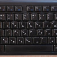 Клавиатура с USB букса - цвят черен - употребявана, снимка 2 - Клавиатури и мишки - 32751494