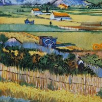 Картина на Лимож/Репродукция на Ван Гог/, снимка 3 - Картини - 38427404