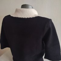 Дамска зимна  блуза с къс ръкав и голяма яка , снимка 3 - Тениски - 43298209