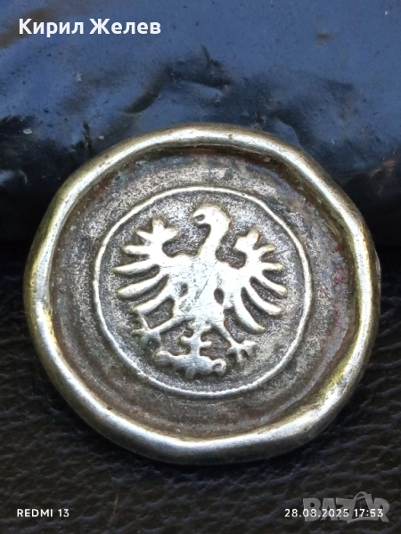Талер копче хералдически орел 🦅 калай за КОЛЕКЦИОНЕРИ 28490, снимка 1