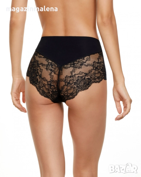 Jadea S,M,L,XL черни,бежови италиански дълбоки памучни безшевни бикини с дантела безшевно бельо, снимка 1