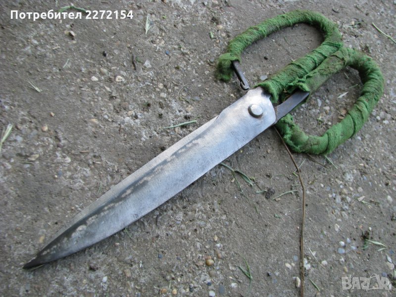 Стара кована абаджийска ножица, снимка 1