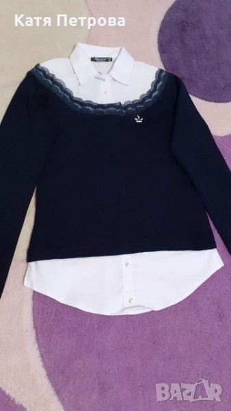 нова блуза с риза 10г., снимка 1