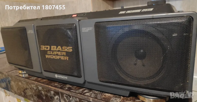 HITACHI TRK-3D50E Радиокасетофон , снимка 1