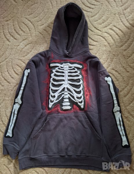 Суитшърт за Хелоуин Скелет Суичър, снимка 1