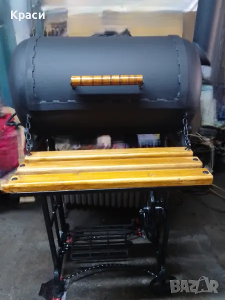 Барбекю с крачета от шевна машина, снимка 1