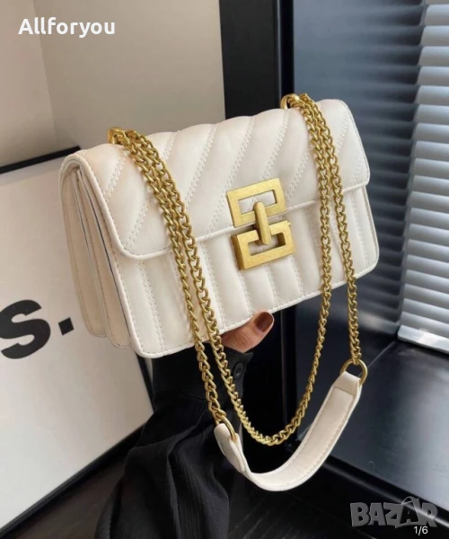 бяла дамска чанта , снимка 1