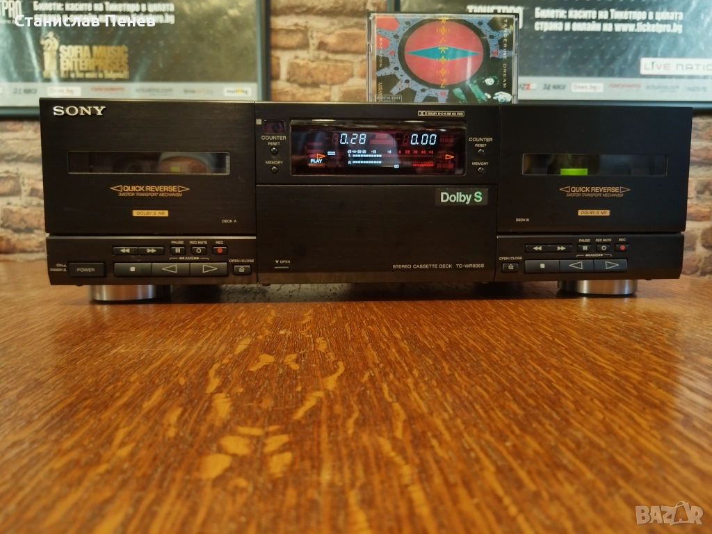 Sony TC-WR835S Stereo Cassette Deck, снимка 1