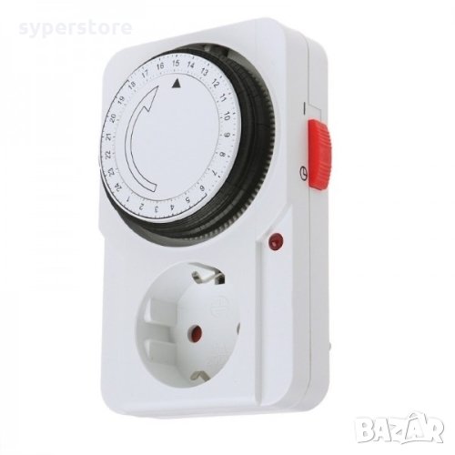 Разклонител Контакт с таймер Digital One SP00211 tg-22a за автоматично изключване от мрежата механич, снимка 1