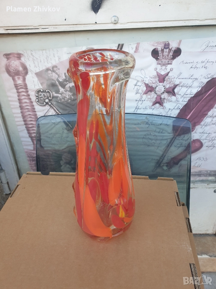 Вази от ръчно изтеглено стъкло , снимка 1