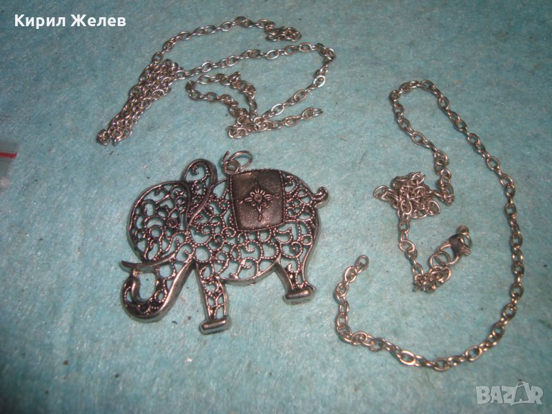 СРЕБРИСТО КЪСМЕТЛИЙСКО АЖУРНО СЛОНЧЕ АРТ - МЕДАЛЬОН с ВЕРИЖКИ 3875, снимка 1