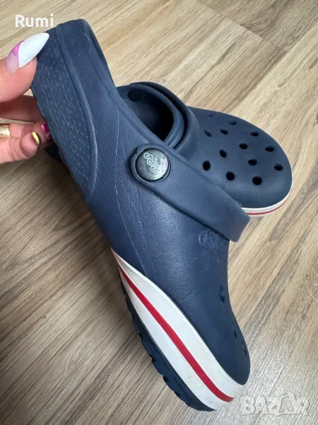 Оригинални тъмно сини спортни чехли Crocs ! 38-39 н, снимка 1