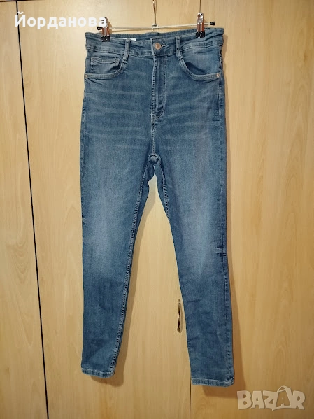 Дънки ZARA с висока талия р-р 40, снимка 1