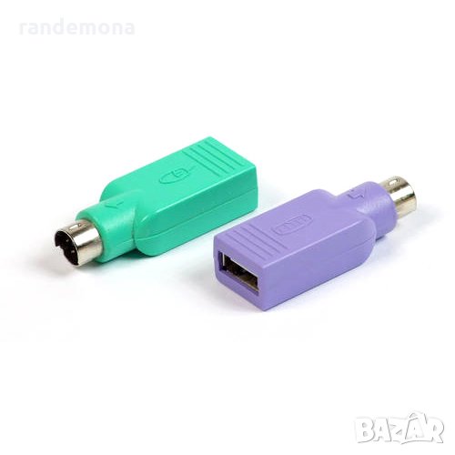 Преходник USB A(ж) към PS/2 (м), снимка 1