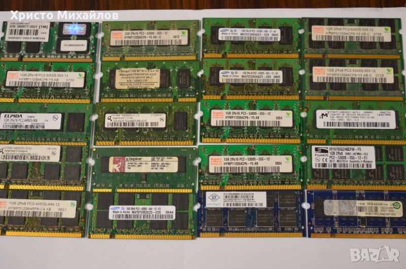 1 GB DDR2 laptop sodimm / 1 ГБ ДДР2 за лаптоп - 533 / 667 / 800 , снимка 1