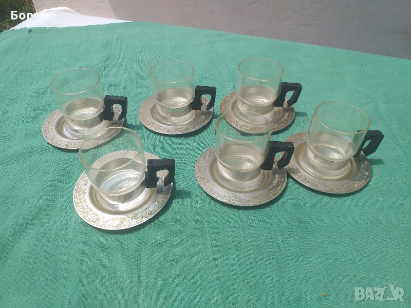 Стар руски сервиз за кафе/чай, снимка 1