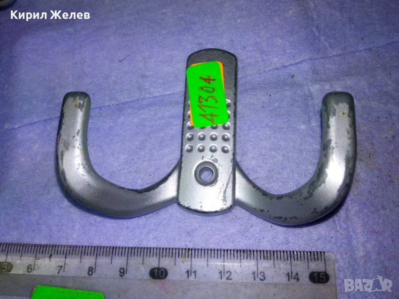 СТИЛНА МЕТАЛНА ЗАКАЧАЛКА За СТЕНАТА в КУХНЯ или За ГАРДЕРОБЧЕ 41304, снимка 1