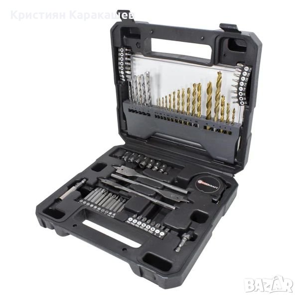 Комплект свредла и накрайници FORCEKRAFT 71-части FK-924U71, снимка 1