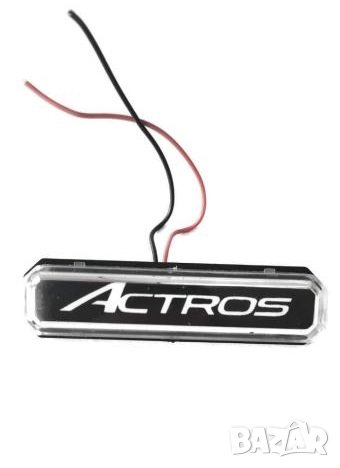 Габарити Лед Неон Мерцедес Актрос ACTROS червен,оранжев,бял лого 12/24V, снимка 1