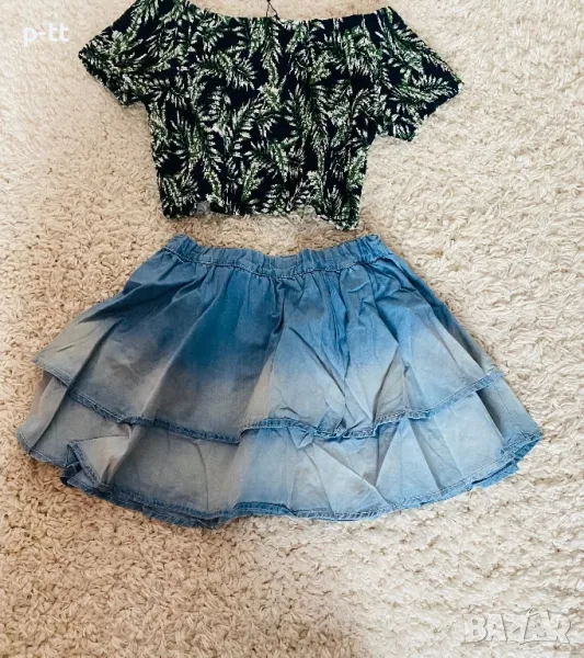 Детска дънкова пола , снимка 1