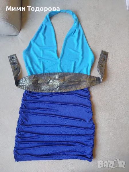 Рокля Avin turquoise , снимка 1