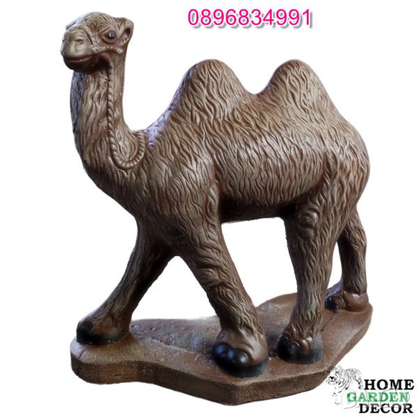 Градинска фигура за декорация камила от бетон, снимка 1