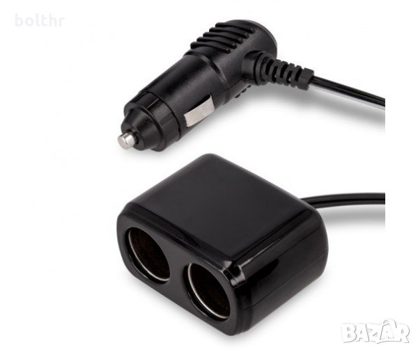 Двоен разклонител на запалкав 70 см кабел. Все по-необходим, удобен и търсен продукт с елегантен диз, снимка 1