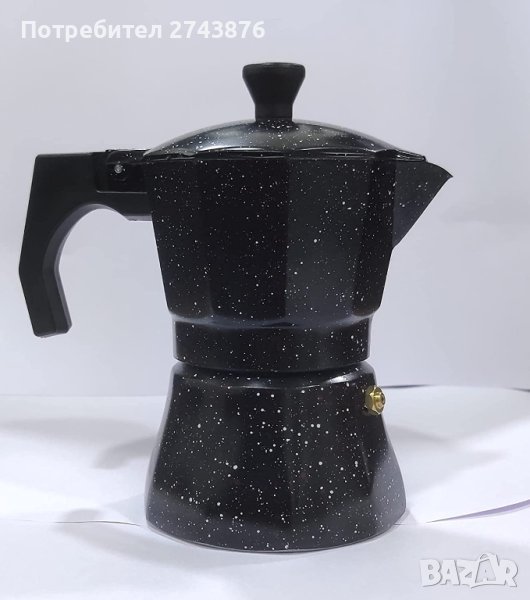 КАФЕВАРКА ЗА КОТЛОН ЗА 4-6 КАФЕТА MOKA COFFEE-ЧЕРНА, снимка 1