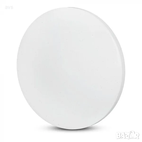 LED плафон кръгъл/блестящ 24W 3в1 VT-8424 V-TAC бял, снимка 1