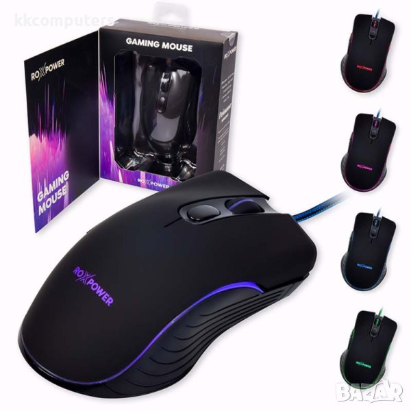 Гейминг мишка ROXPOWER G20 Gaming RGB, снимка 1