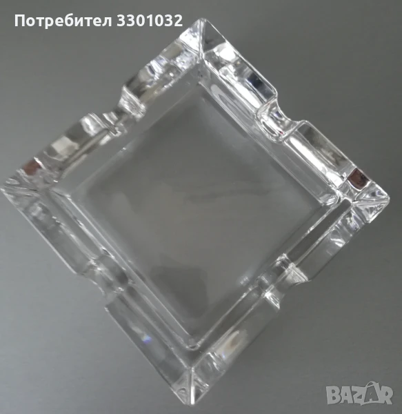 Кристални пепелници Бохемия,за пури и цигари,4 броя, снимка 1